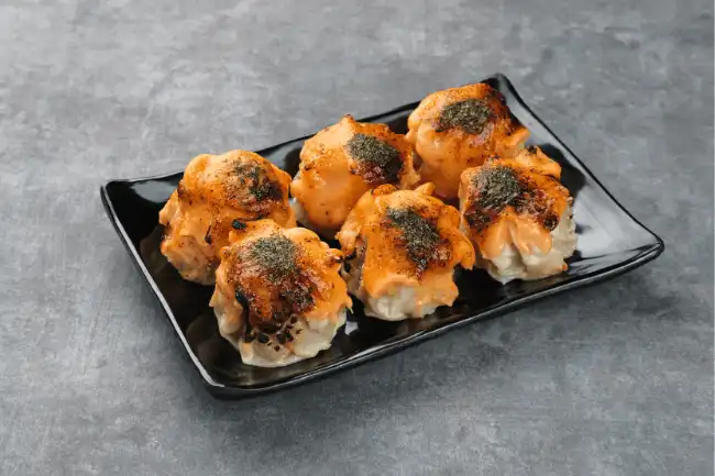 dimsum saus mentai - pabrik dimsum - supplier dimsum -reseller dimsum